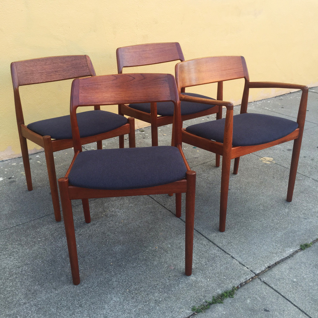 Moller teak dining chairs