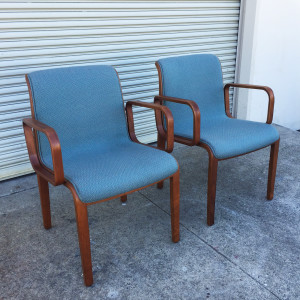 Pair of Knoll Stephens Arm Chairs