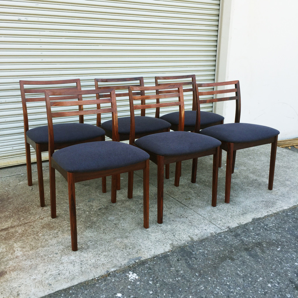 Johannes Andersen Rosewood Dining Chairs