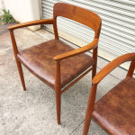 Pair of JL Moller Teak 56 Chairs