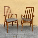 Pair of Teak Eva Arm Chairs