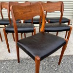 Six Teak Moller 71 Chairs